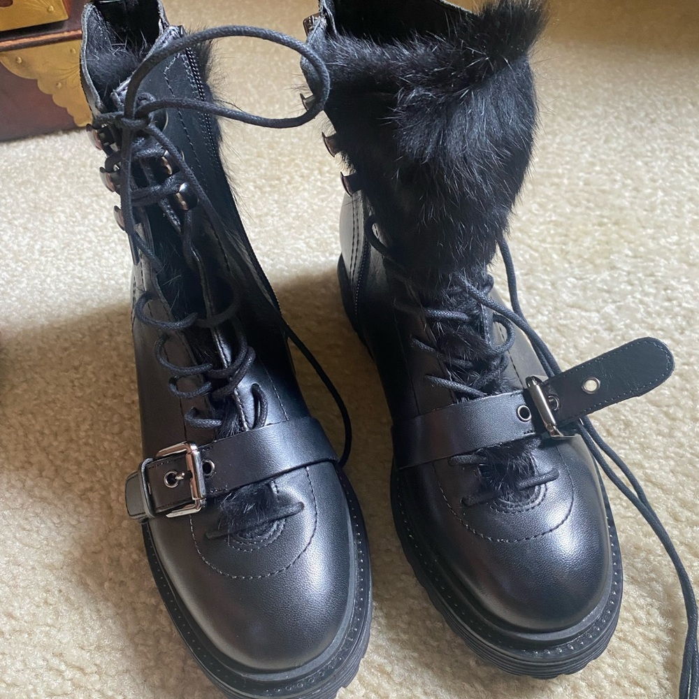Franco Sarto leather boots
